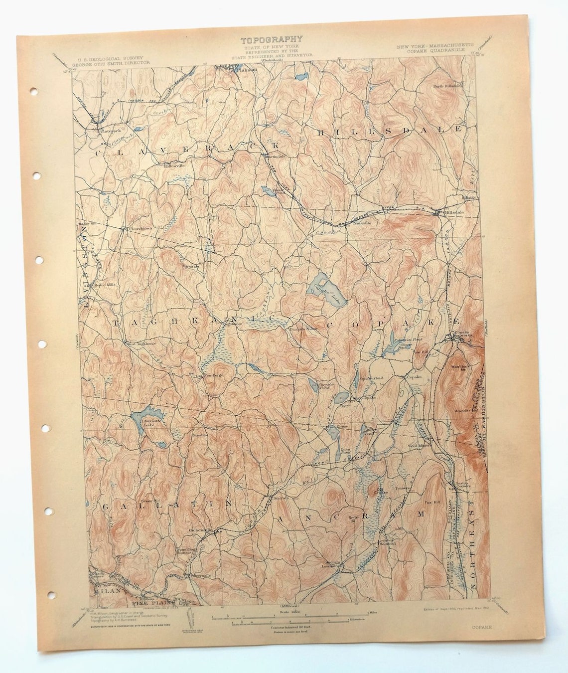 Copake Claverack Philmont New York Massachusetts Historical Etsy UK