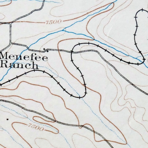 1897 La Plata Colorado Historical Rare Antique Original USGS Topo Map Menefee Mountain WSA San Juan NF 15-minute shops Topological