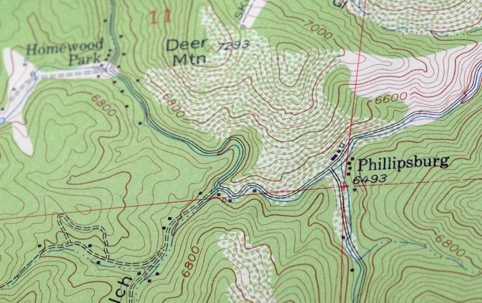 Indian Hills Colorado Vintage Original USGS Topographic Map Etsy