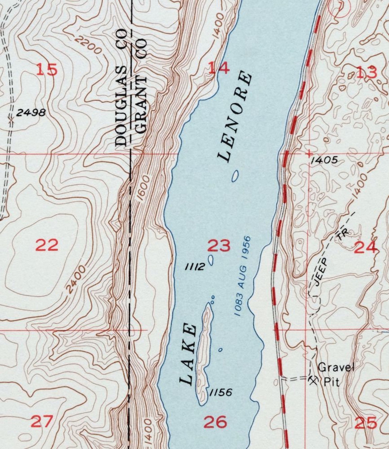 Ephrata Washington Vintage Original USGS Topo Map 1956 Soap Etsy