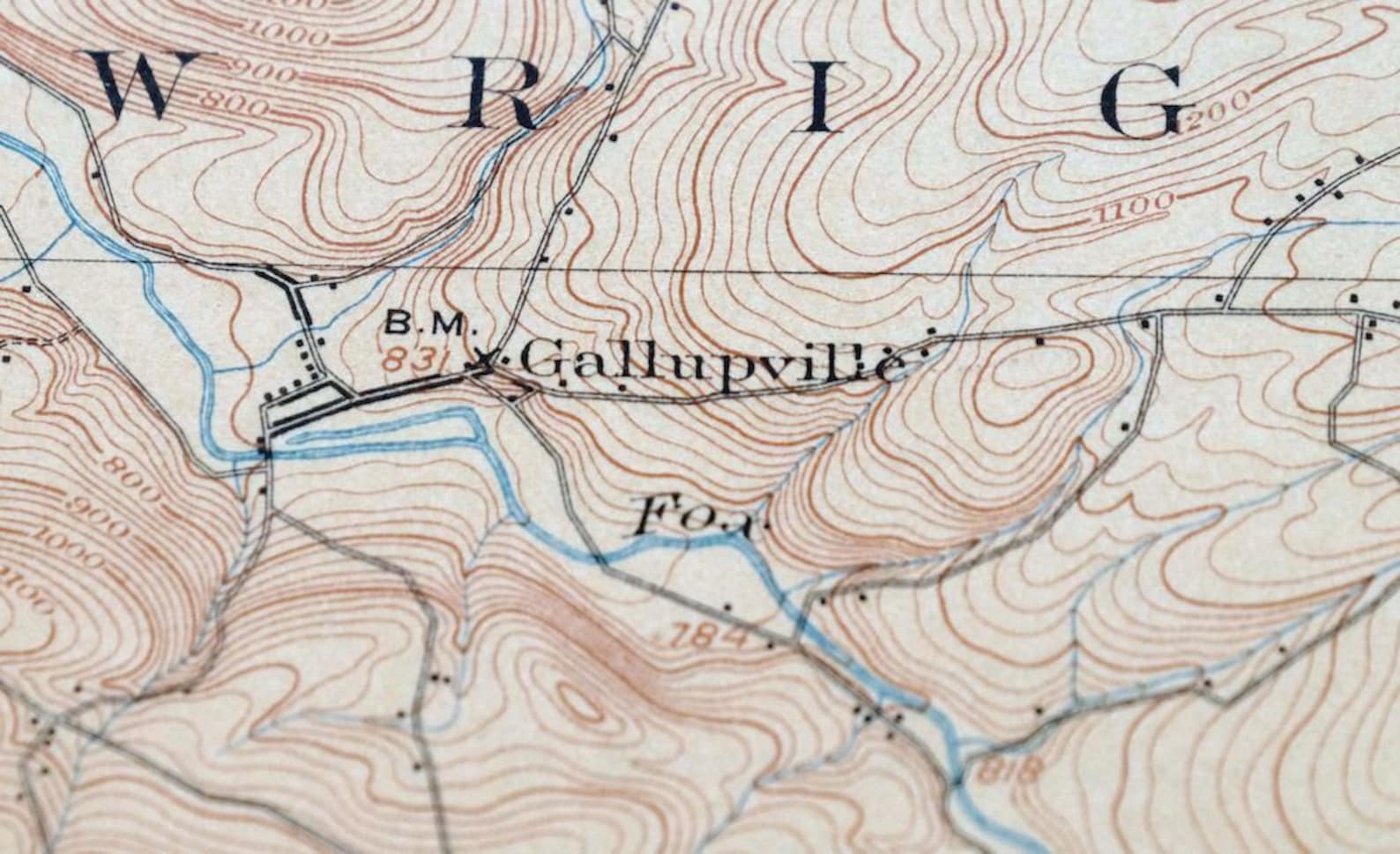 Berne New York Historical Rare Antique Original USGS Topo Map Etsy