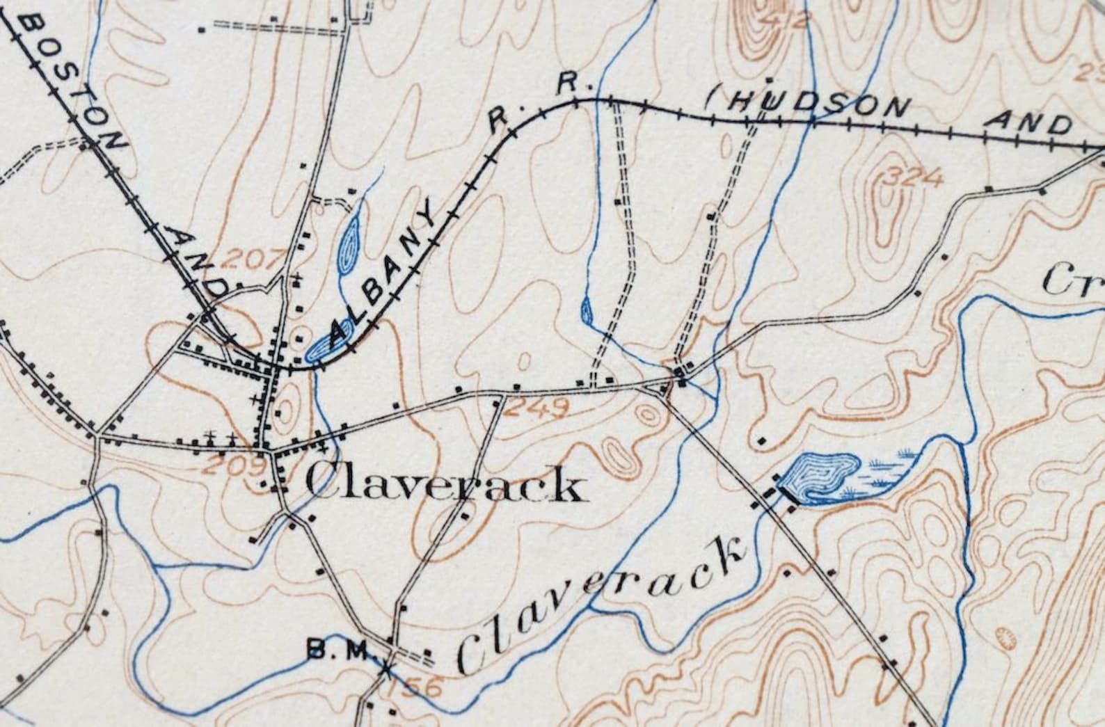 Copake Claverack Philmont New York Massachusetts Historical Etsy UK