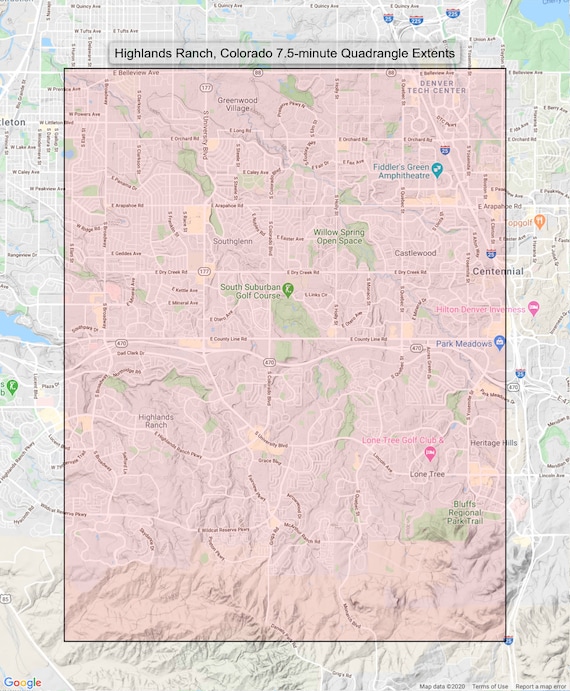 Highland Ranch Colorado Map Mathilda