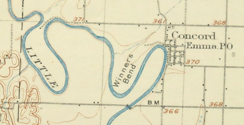 New Haven Illinois Indiana Historical Antique Original USGS Topo Map 1906 Ridgway 15minute