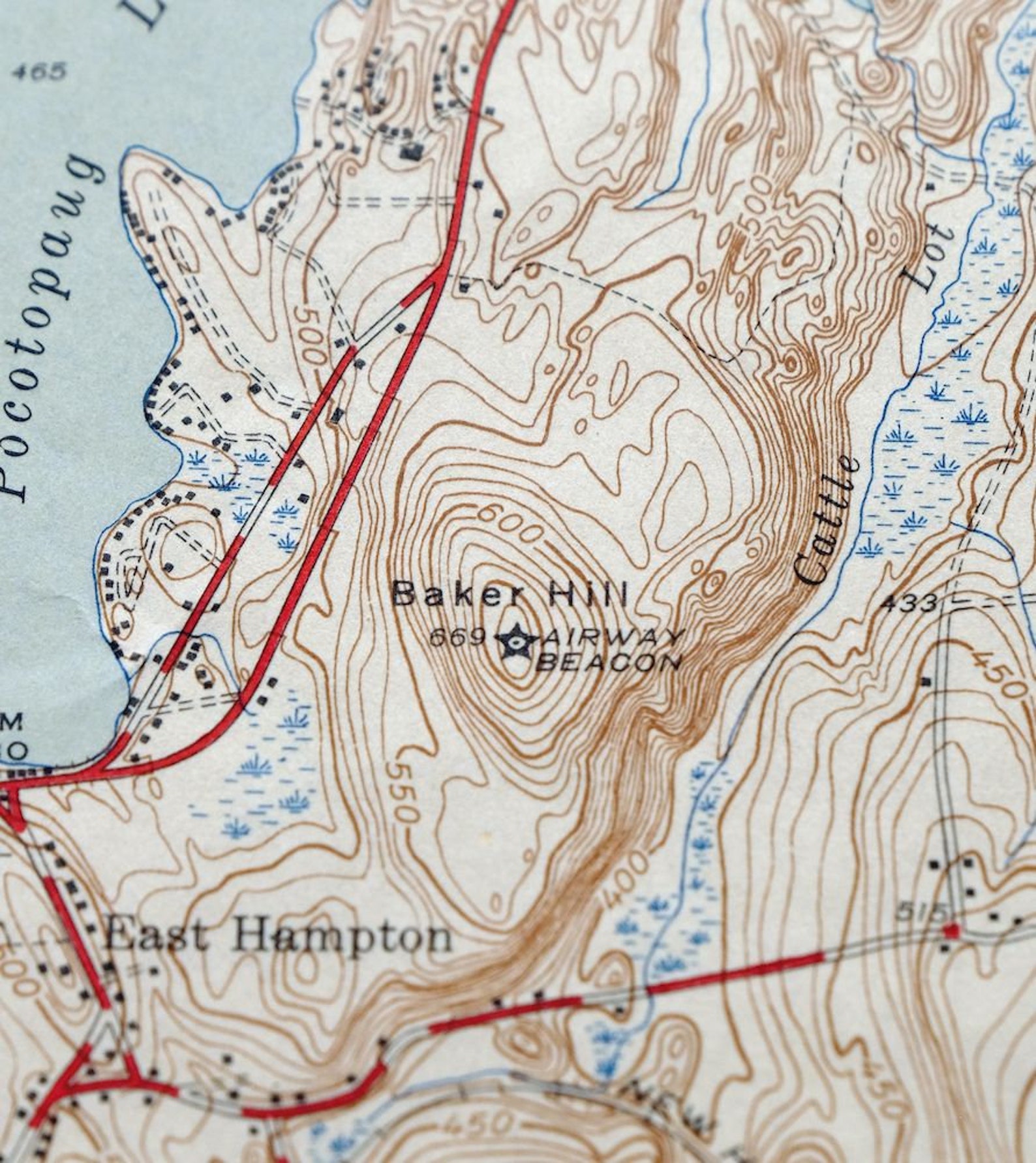 1946 Moodus Connecticut Vintage Original USGS Topographic Map Etsy