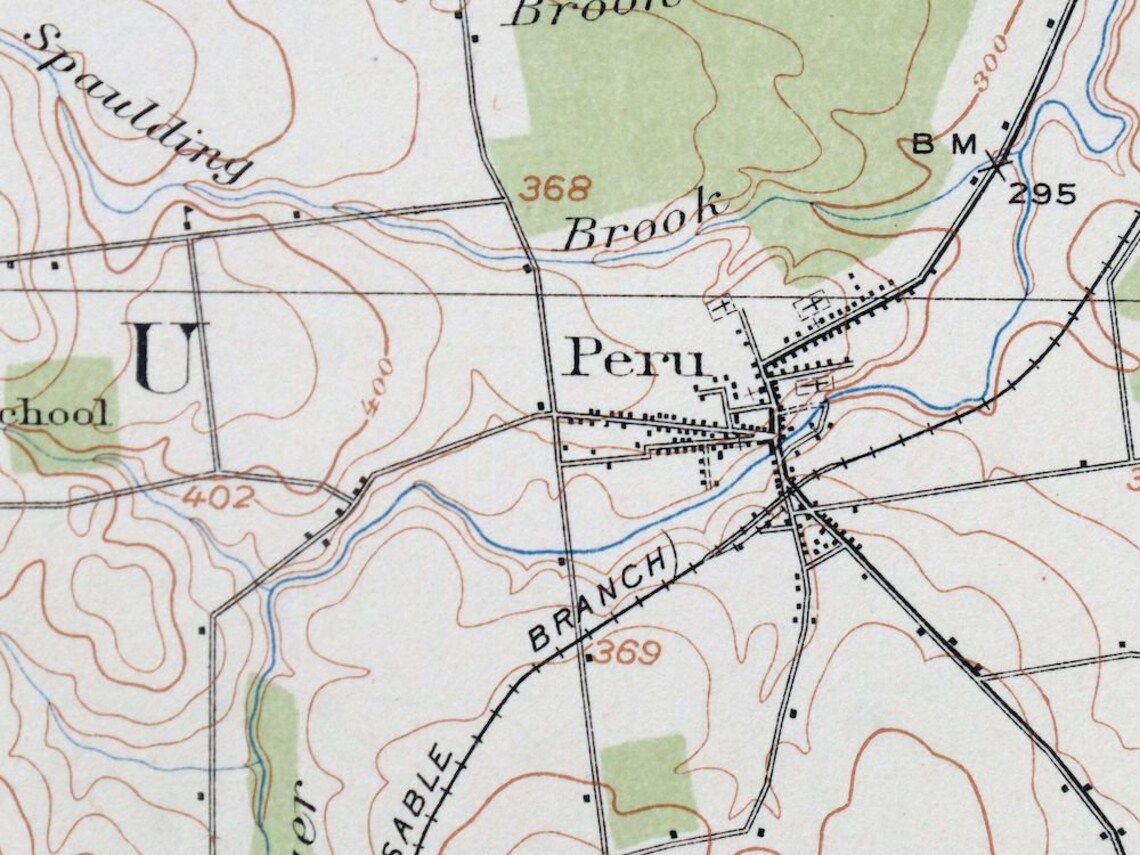 1913 Dannemora Peru Morrisonville New York Historical Antique Original