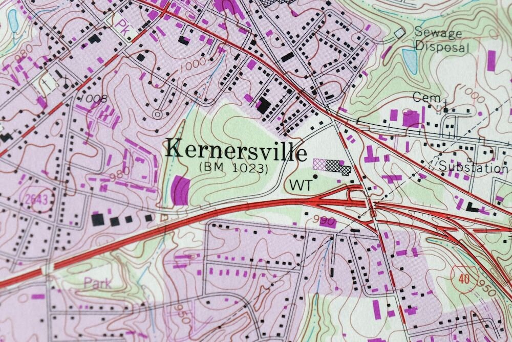 Kernersville Horneytown Union Cross North Carolina Original Etsy