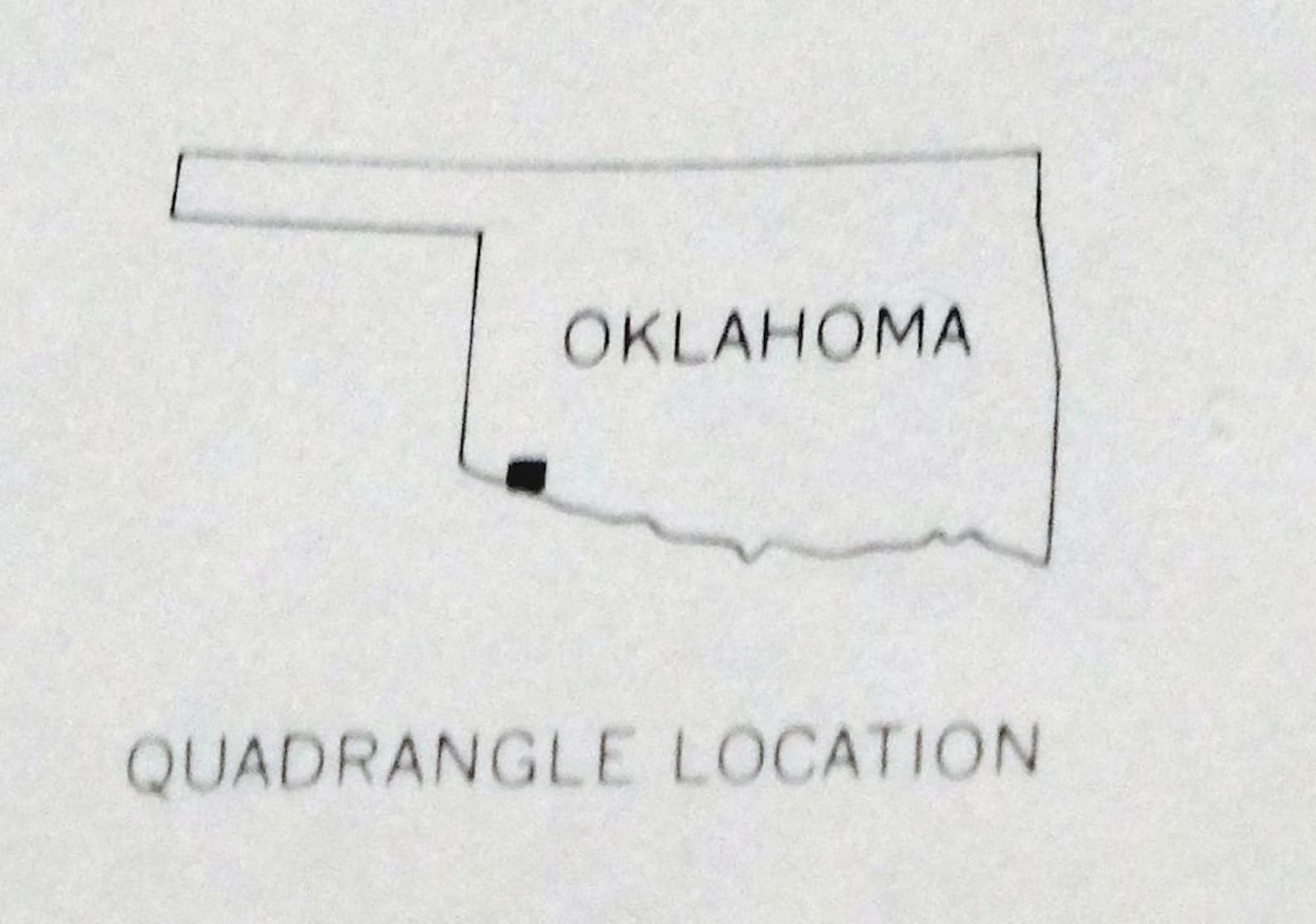 Frederick Oklahoma Texas Vintage Original USGS Topo Map 1958 Etsy