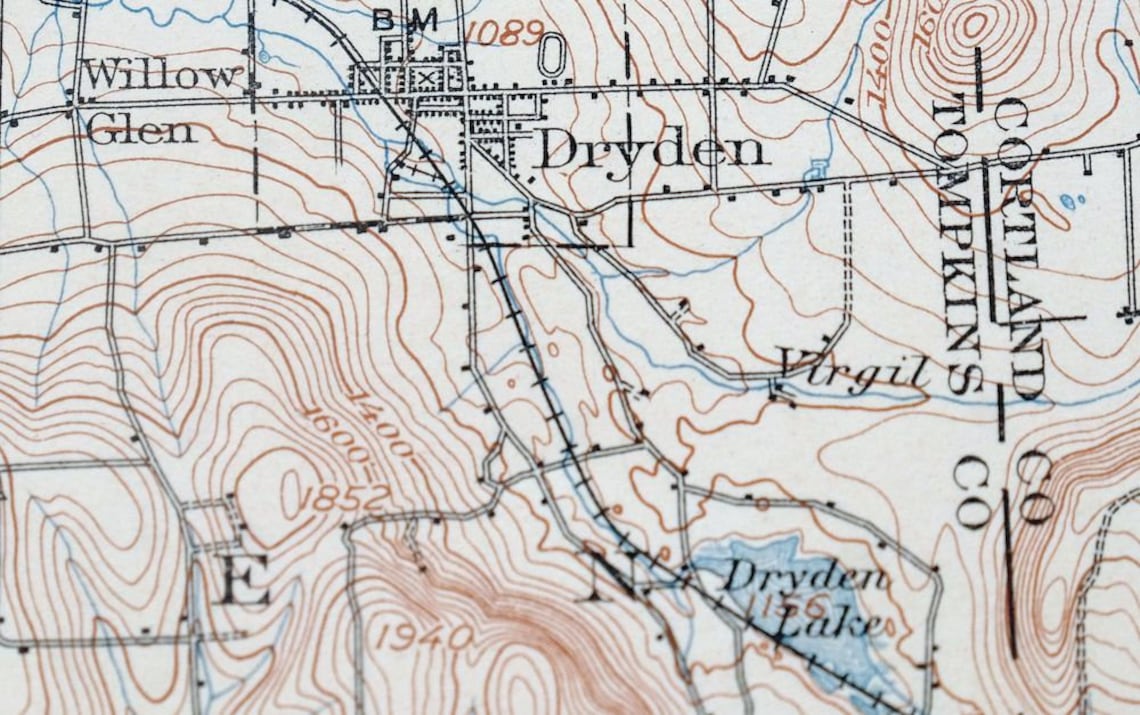 Catatonk Ithaca Endicott New York Historical Rare Antique Etsy