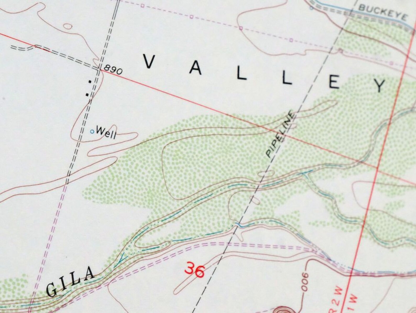 Perryville Arizona Vintage Original USGS Topographic Map 1971 Etsy UK