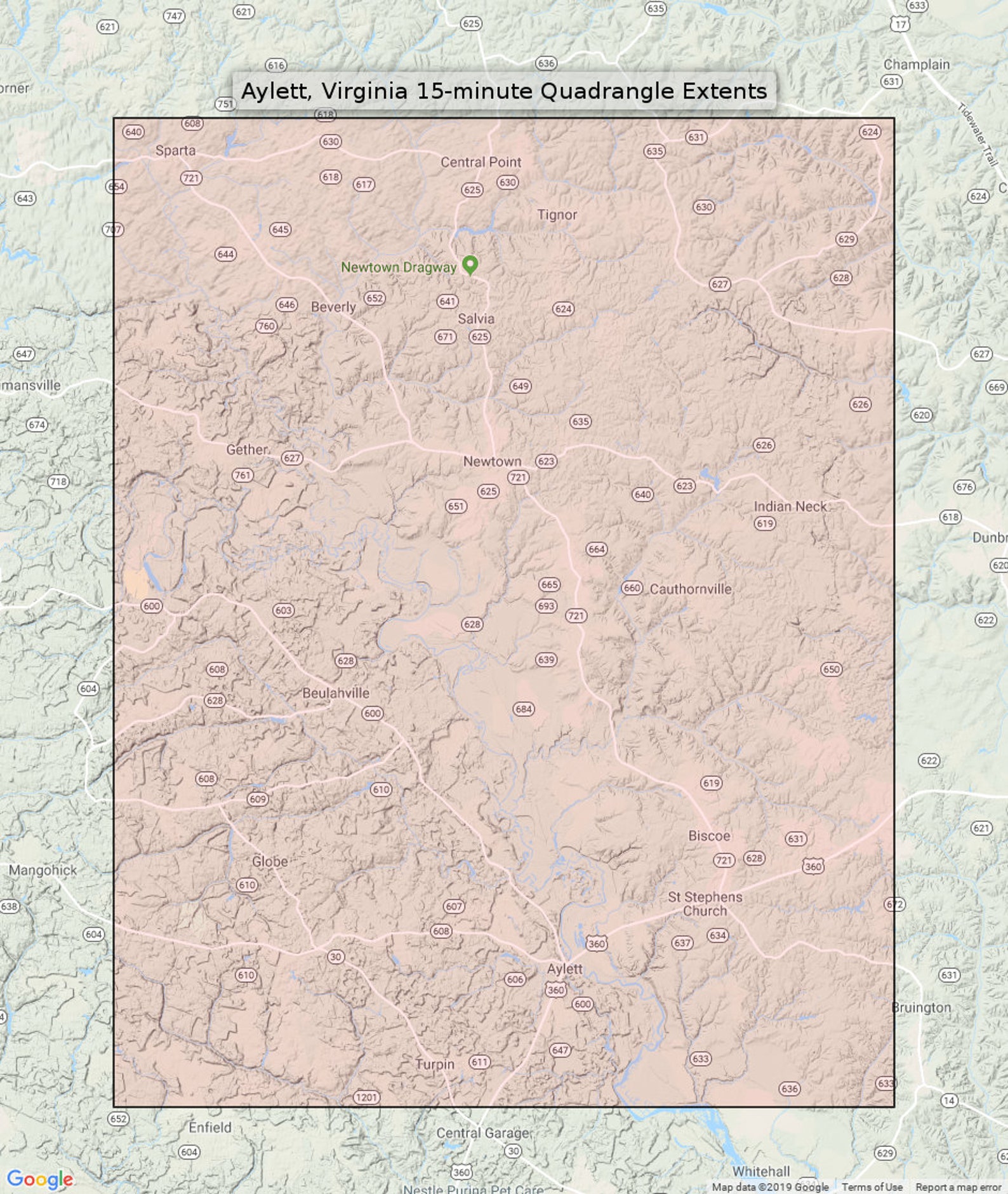 Aylett Virginia Vintage Original USGS War Department Topo Map Etsy