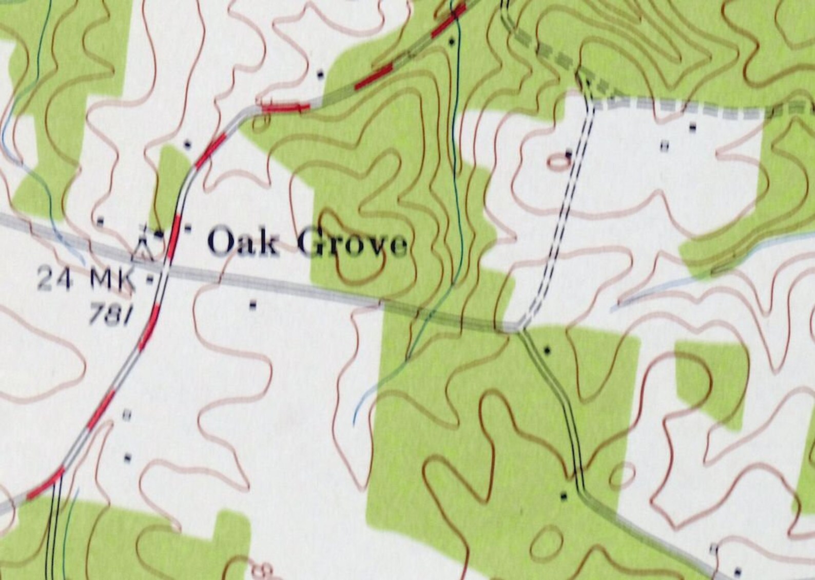 Dickson Eno Tennessee Vintage Original USGS Topo Map 1953 Etsy