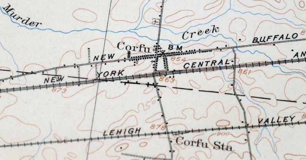 1905 Attica New York Historical Rare Antique Original USGS Etsy