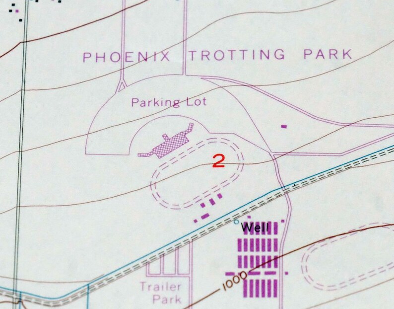 Perryville Arizona Vintage Original USGS Topographic Map 1971 Etsy