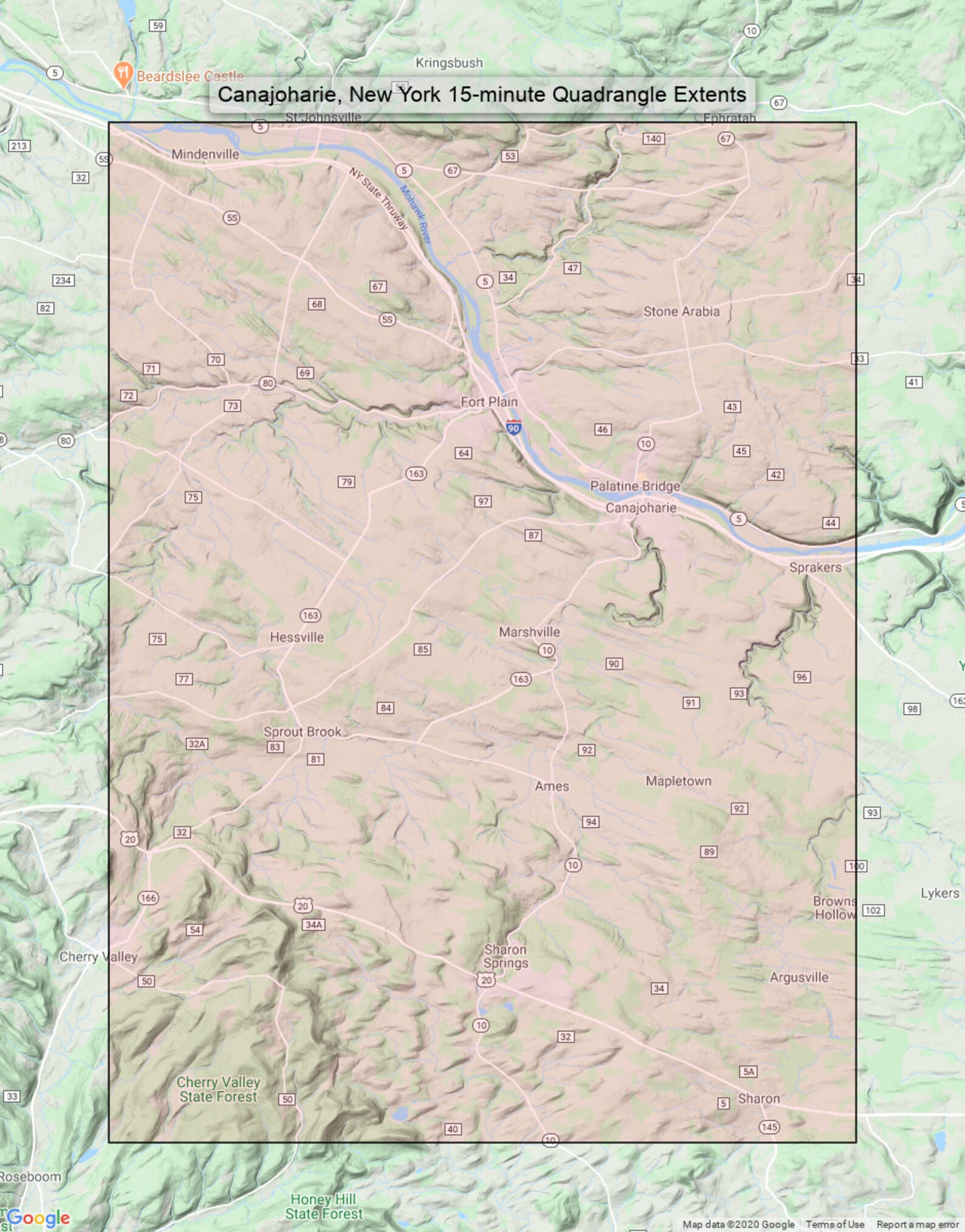 Canajoharie New York Historical Rare Antique Original USGS Etsy