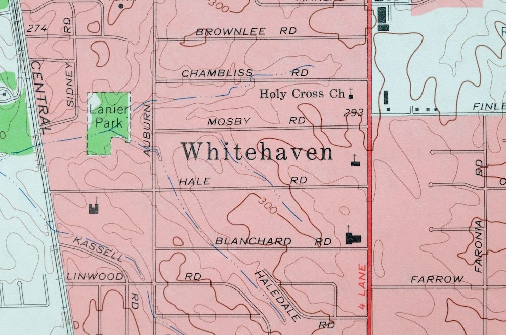 Southwest Memphis Whitehaven Robco Lake Tennessee Arkansas Etsy