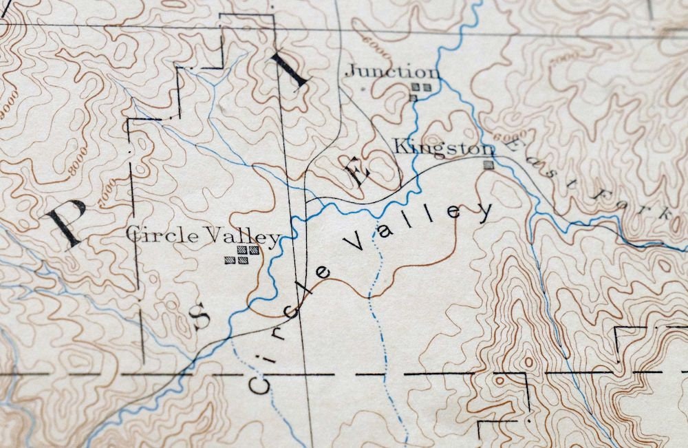 Beaver Utah Vintage Original USGS Reconnaissance Topographic Etsy