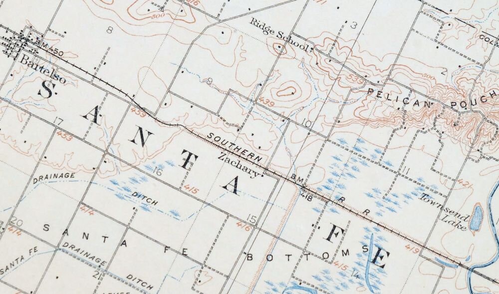 1910 Carlyle Illinois Historical Rare Antique Original USGS Topo Map