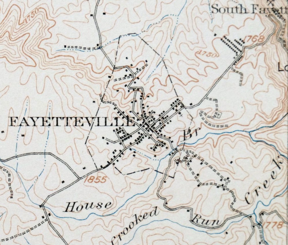 Fayetteville Glen Ferris Oak Hill West Virginia Historical Etsy