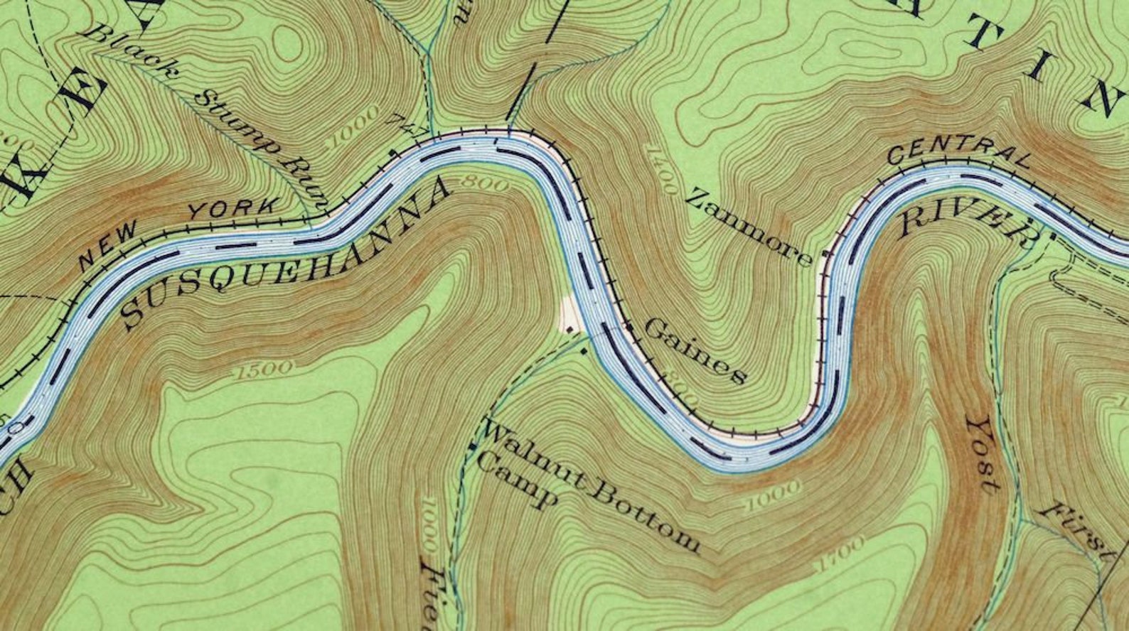 Snow Shoe Pennsylvania Vintage Original USGS Topo Map 1928 Clarence 15
