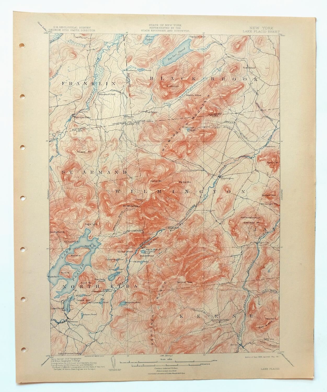 Lake Placid Wilmington Upper Jay New York Historical Antique Etsy