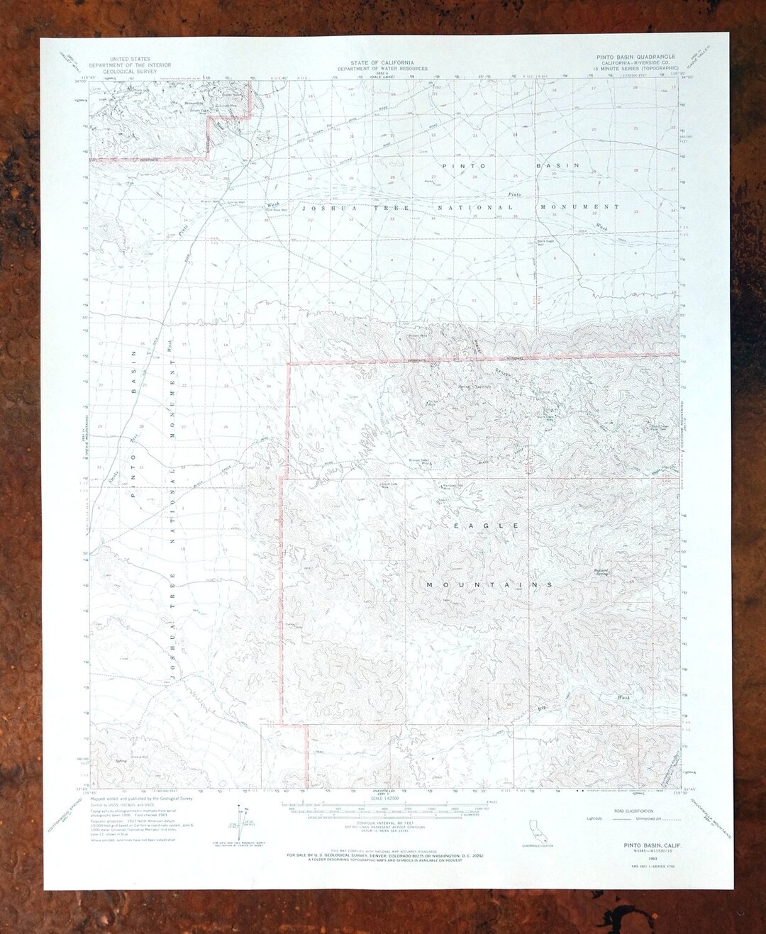 Pinto Basin Joshua Tree National Park Eagle Mountains - Etsy