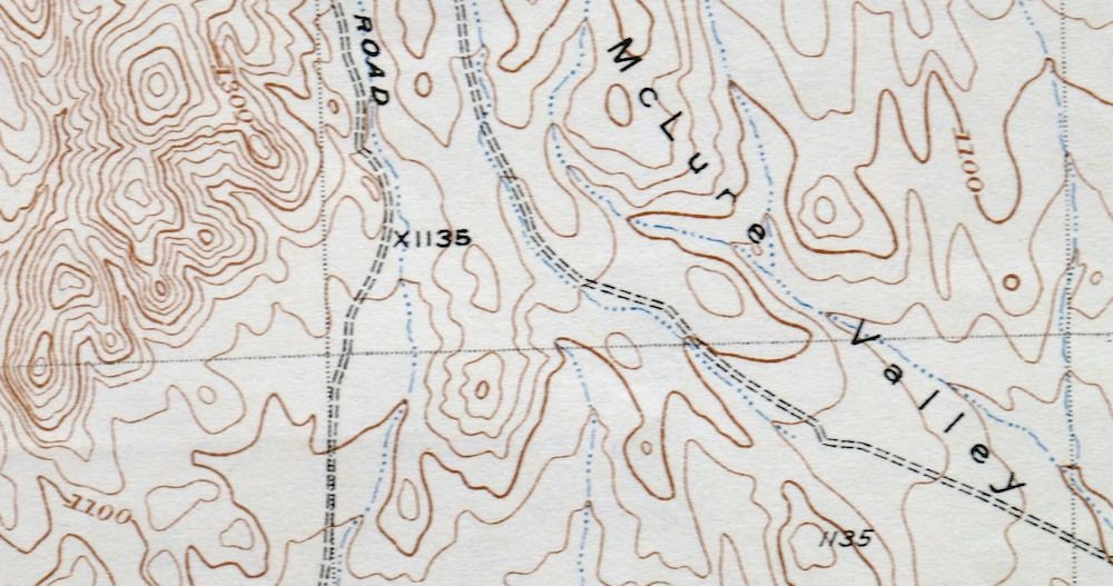 1937 Reef Ridge Avenal Canyon Kreyenhagen Hills California Vintage