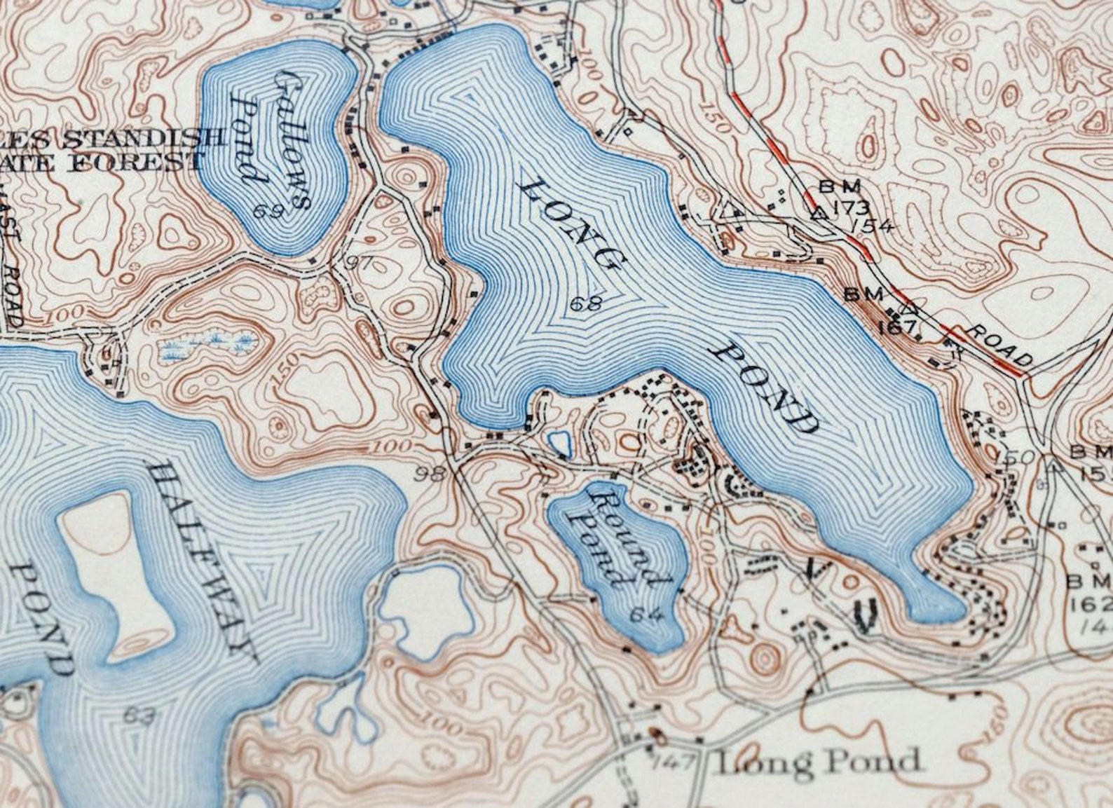 1951 Sagamore Massachusetts Vintage Original USGS Topo Map Etsy