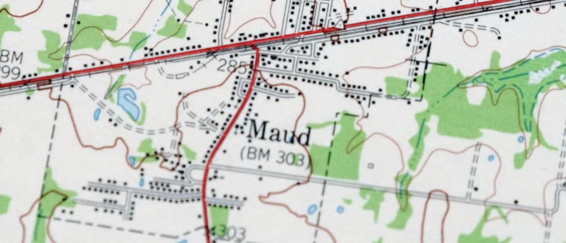 New Boston Texas Vintage Original USGS Topo Map 1959 Hooks - Etsy