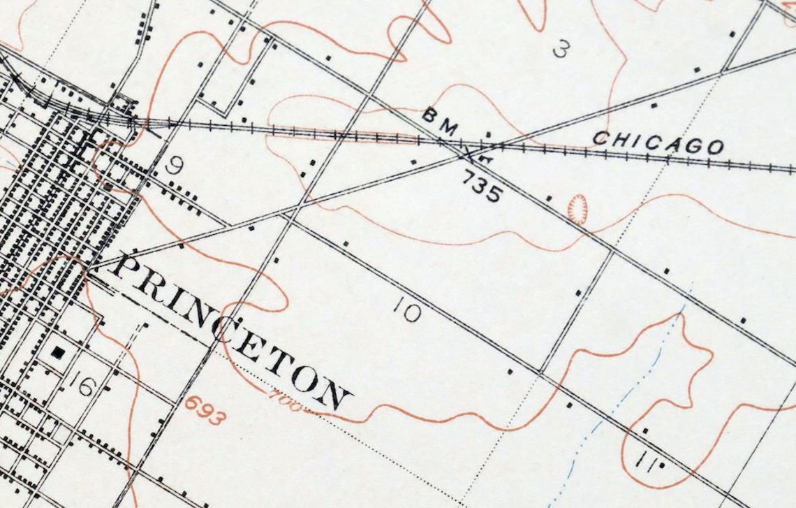 1911 Hennepin Illinois Historical Antique Original USGS Topo Etsy UK