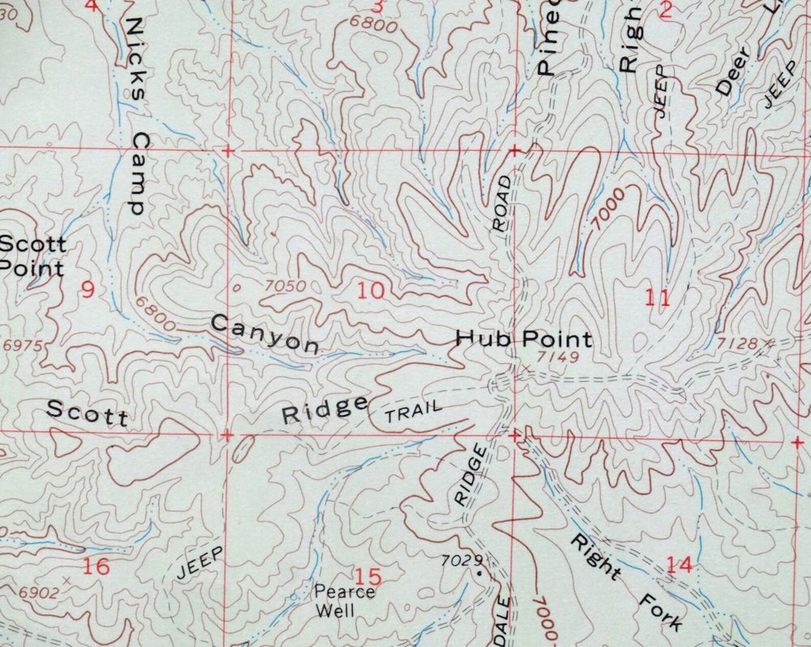 Clay Springs Pinedale Aripine Arizona Vintage Original USGS Etsy España