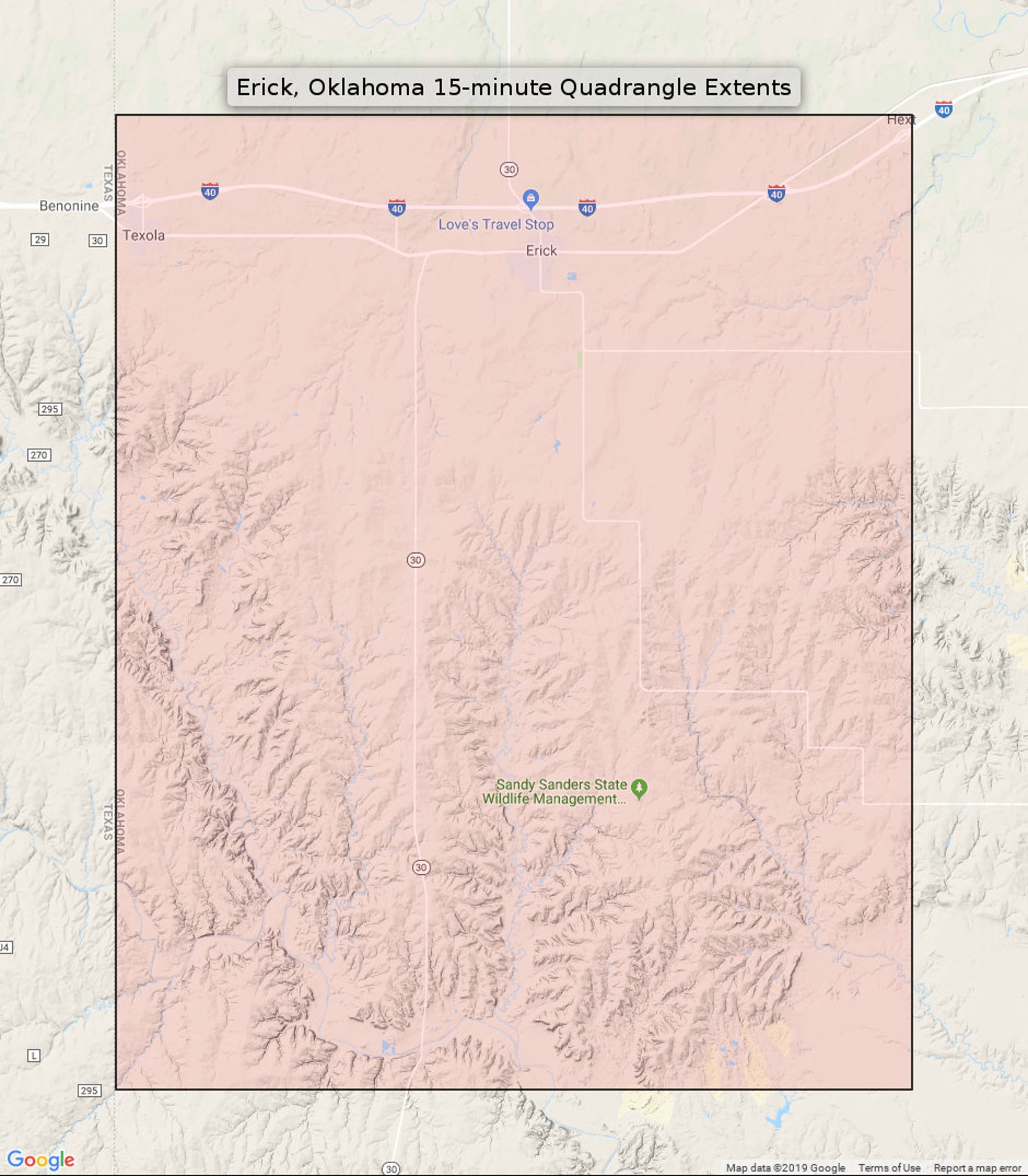 Erick Oklahoma Vintage Original USGS Topographic Map 1961 Etsy