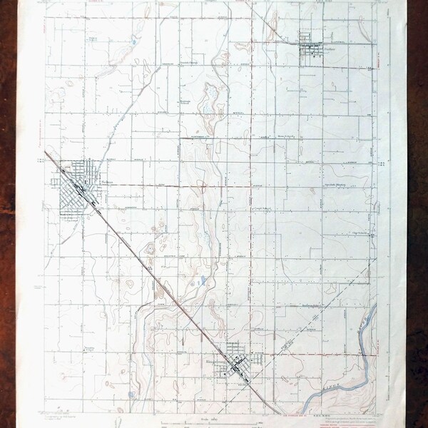 Selma California Map Etsy