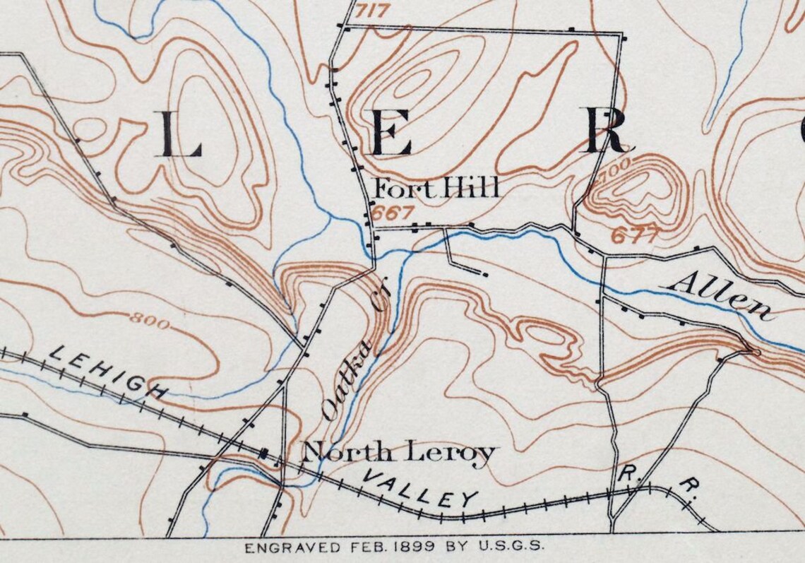 Brockport New York Historical Rare Antique Original USGS Topo Etsy