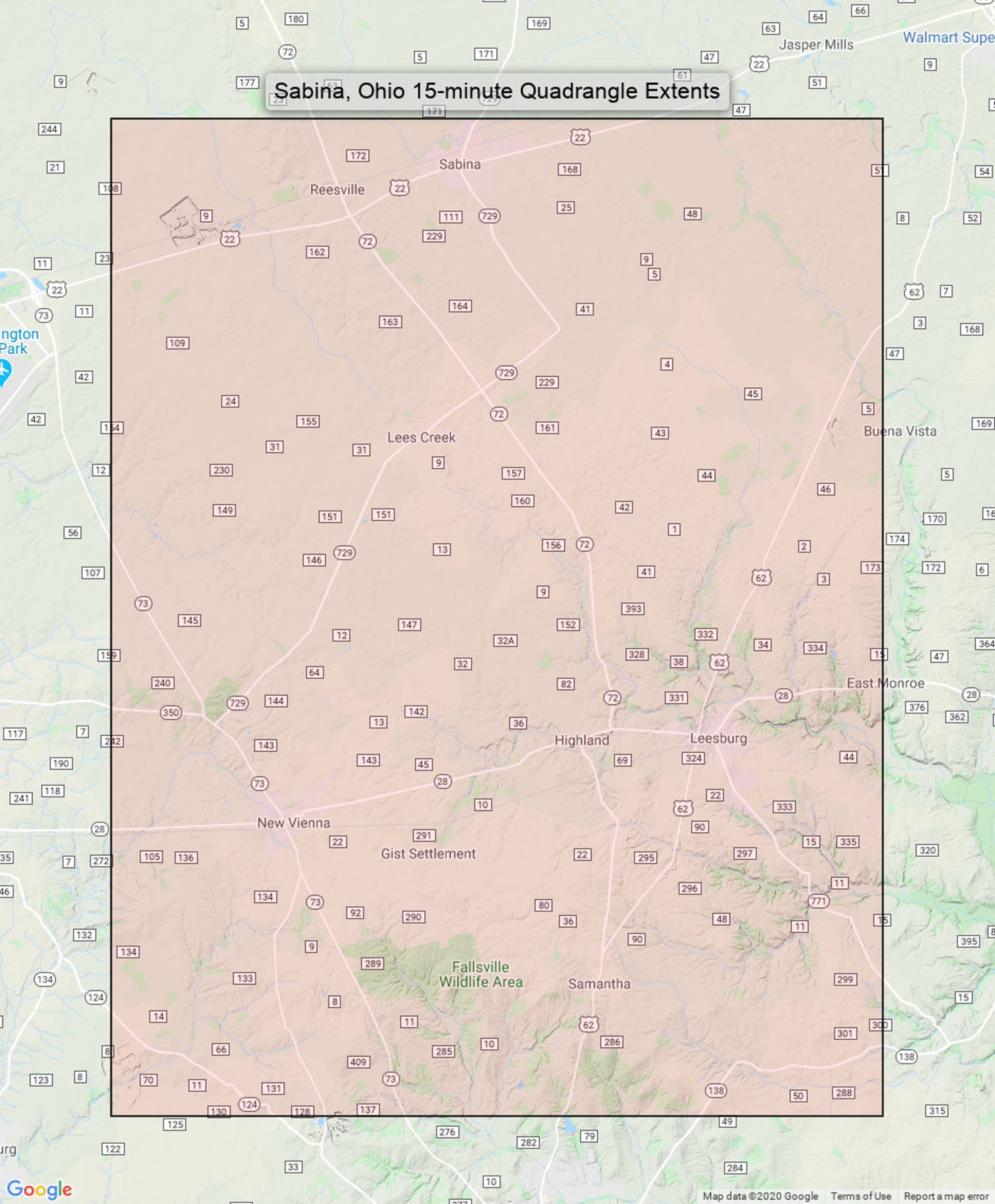 1917 Sabina Ohio Historical Antique Original USGS Topo Map Etsy