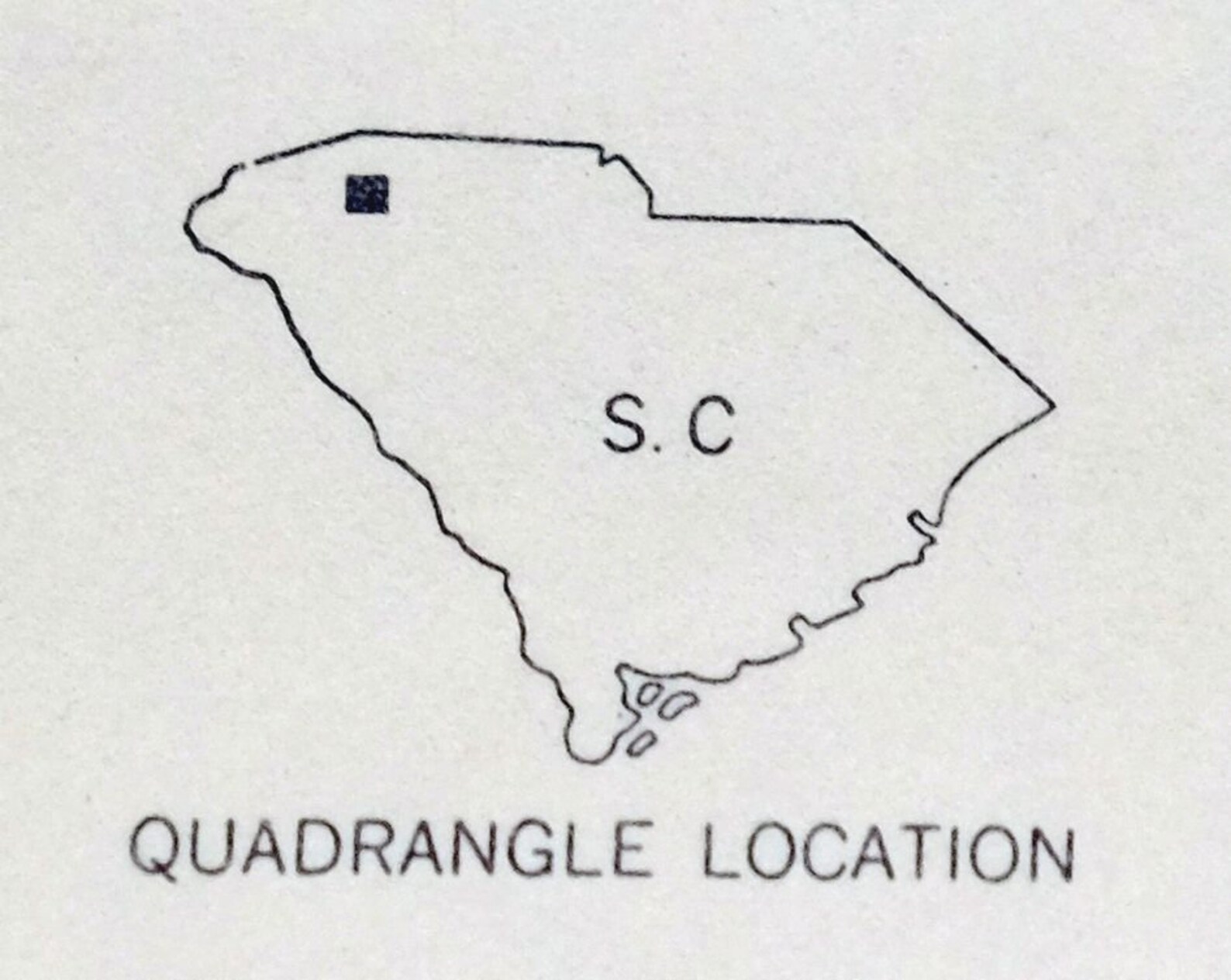 Greer South Carolina Vintage Original USGS Topo Map 1957 Simpsonville