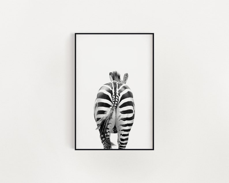 Bathroom Wall Decor set of 3 Funny Bathroom Art Animal Etsy