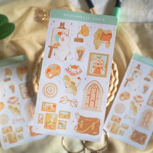 Stickersheet - Viaje a Florencia / Bullet Journal Stickers, Planner Stickers, Scrapbook Stickers, Art Stickers, Italy Stickers, Renaissence