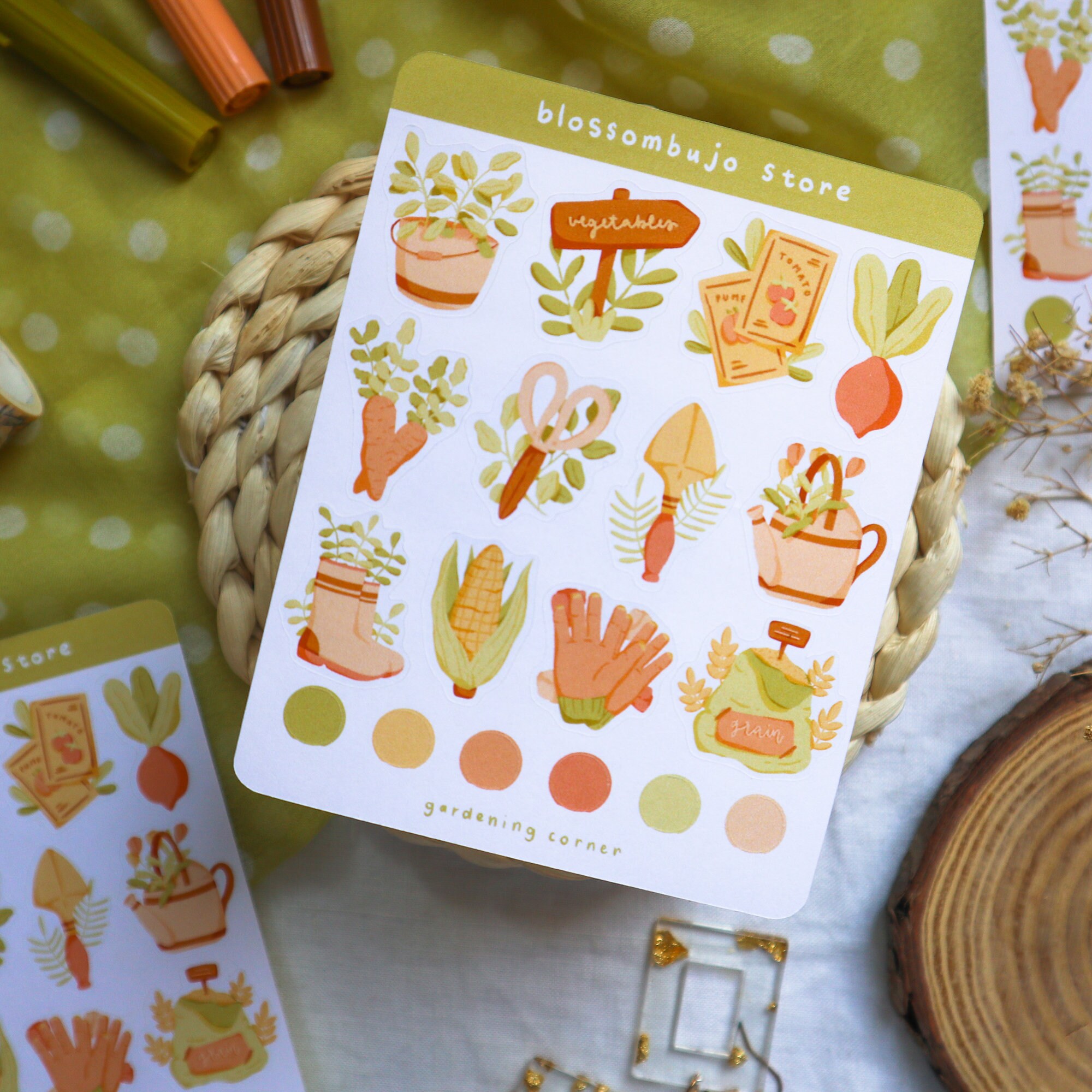 Gardening Stickers – Bullet Journal, Planner, Scrapbook Stickers - Etsy