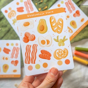 StickerSheet - Picknick Lunch | Bullet Journal Sticker, Planer Sticker, Scrapbook Sticker, Food Sticker, Frühling Sticker, Lunch Sticker