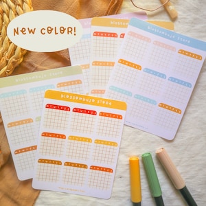 Stickersheet - Calendari / Bullet Journal Stickers, Planner Stickers, Scrapbook Stickers, Dates Stickers, Mini Stickers, Yearly Stickers
