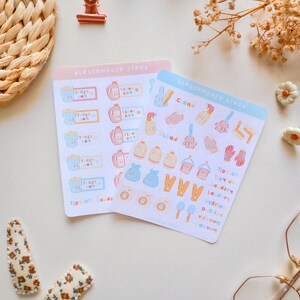 Feuille d'autocollants - Bonne humeur | Stickers Bullet Journal, Stickers agenda, Stickers scrapbooking, Stickers déco, Stickers étiquettes