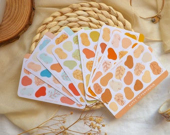 Abstract Stickersheet: Handmade Planner Stickers