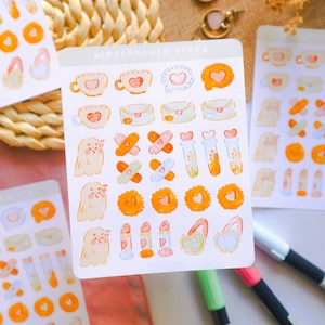 Stickervel - Liefde is liefde | Bullet Journal-stickers, planner-stickers, plakboekstickers, liefdesstickers, Valentijnsstickers