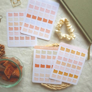 Stickersheet - Carpetas Iconos / Pegatinas Bullet Journal, Pegatinas Planificadoras, Pegatinas Scrapbook, Pegatinas Polco, Pegatinas Deco