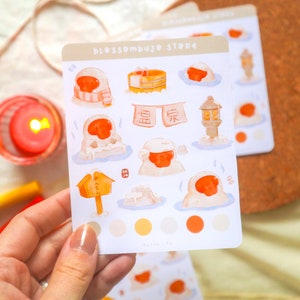 StickerSheet - Onsen Life | Autocollants Bullet Journal, Autocollants de planificateur, Autocollants de scrapbook, Autocollants d’hiver, Autocollants de singe, Autocollants Japon