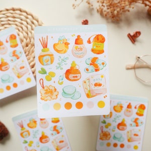 Hoja de pegatinas - Home Spa / Bullet Journal pegatinas, pegatinas del planificador, pegatinas de álbumes de recortes, pegatinas de pato, pegatinas de belleza, pegatinas geniales