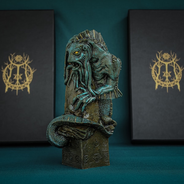 Dagon figure, Lovecraft, Cthulhu mythos, Cthulhu, Statue of Dagon, Horror