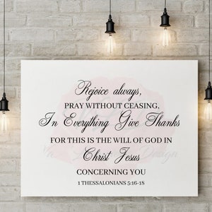 1 Thessalonians 5:16-18Clipart SVG  PNG High Quality Inspiring Scripture Rejoice Always Kjv Commercial Use