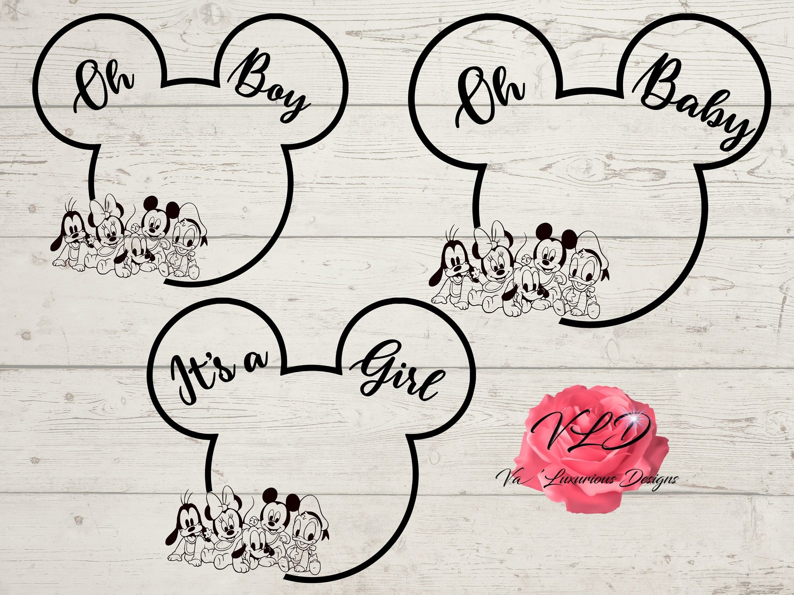 Download 3x PNG Transparent SVG Split Mickey Ears Oh Baby Oh Boy Its a | Etsy
